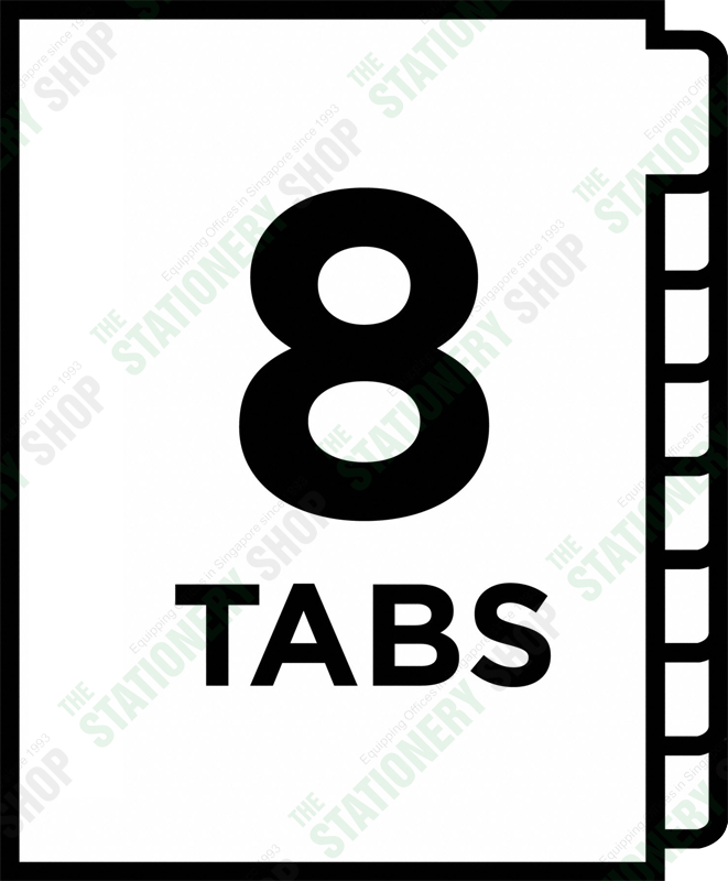 PAPER 8 WHITE DIVIDER A4 5SET (W/O HOLE) PAPER 8 WHITE DIVIDER A4 5SET (W/O HOLE)